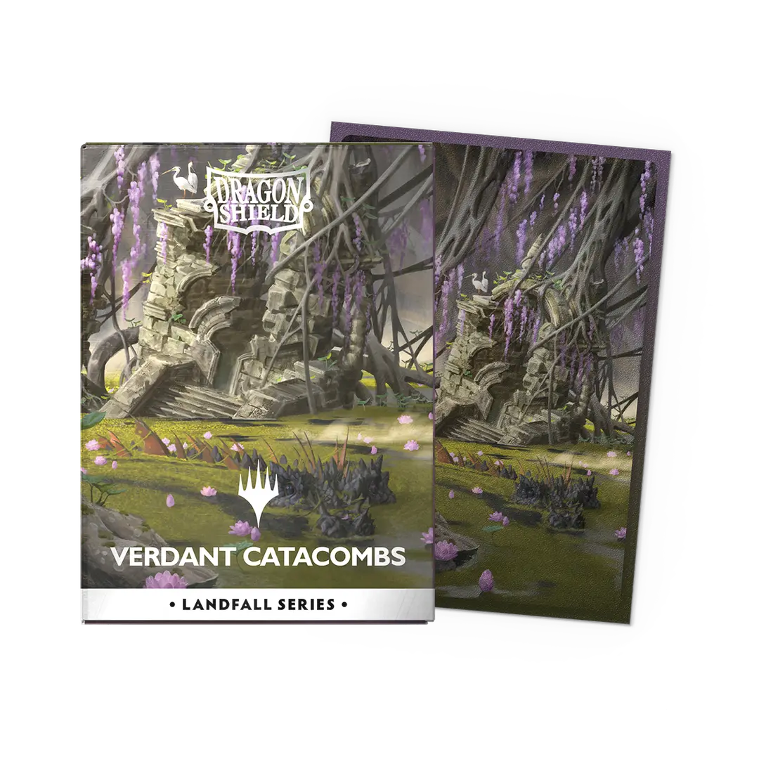 Dragon Shield Landfall Series - Verdant Catacombs - Matte Dual Art Sleeves | Grognard Games
