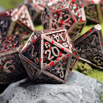 Adventurer's Folly Metal RPG Dice Set | Grognard Games