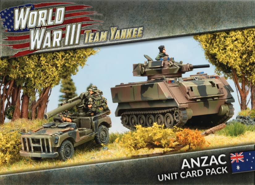 Team Yankee ANZAC Unit Card Pack | Grognard Games