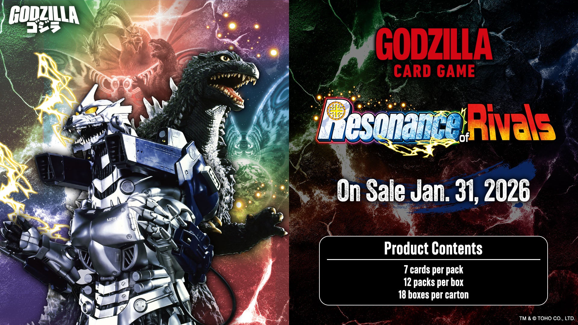 Godzilla Card Game: Resonance of Rivals | Grognard Games