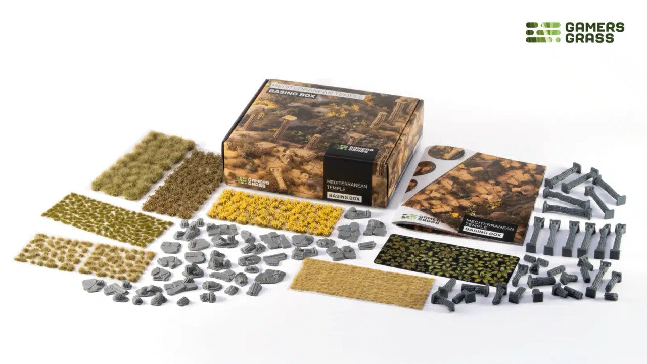 Gamers Grass: Mediterranean Temple Basing Box | Grognard Games