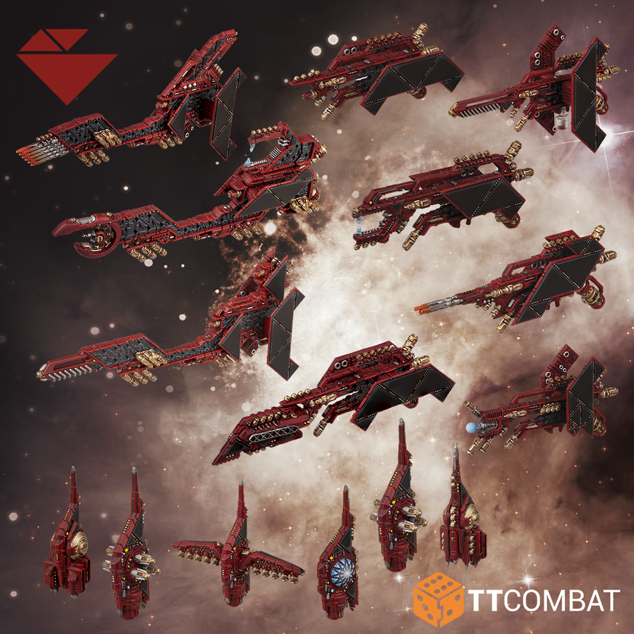 Dropfleet Commander Bioficers Core Ships | Grognard Games
