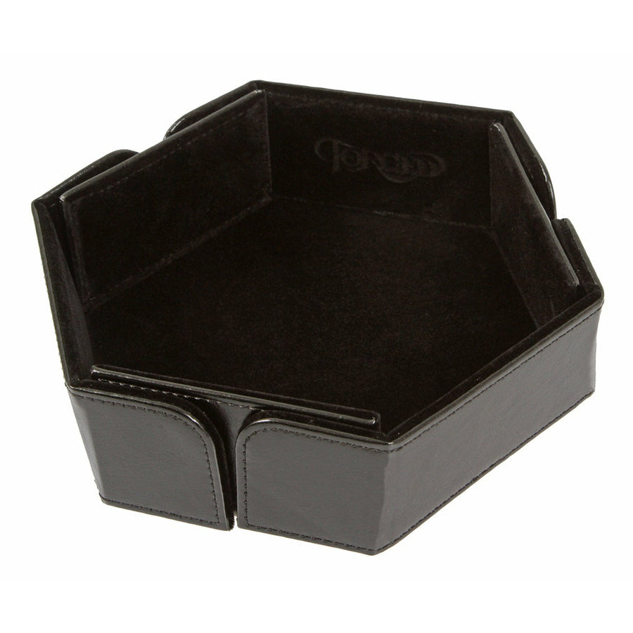 Hex Magnetic Folding Dice Tray - Black | Grognard Games