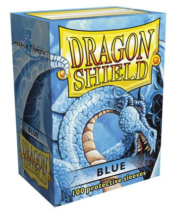 Dragon Shield - Standard Card Sleeves (100): Blue | Grognard Games