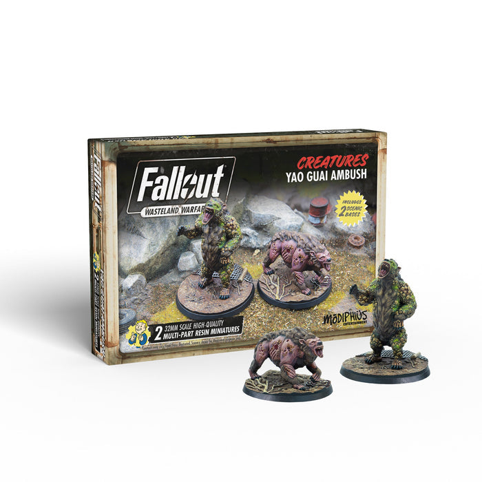 Fallout: Wasteland Warfare - Creatures: Yao Guai Ambush | Grognard Games
