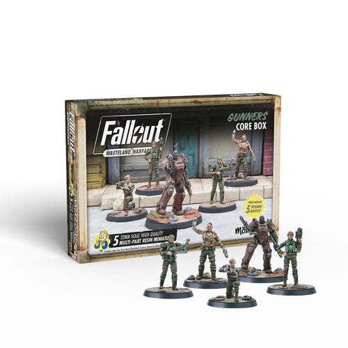 Fallout: Wasteland Warfare - Gunners: Core Box | Grognard Games