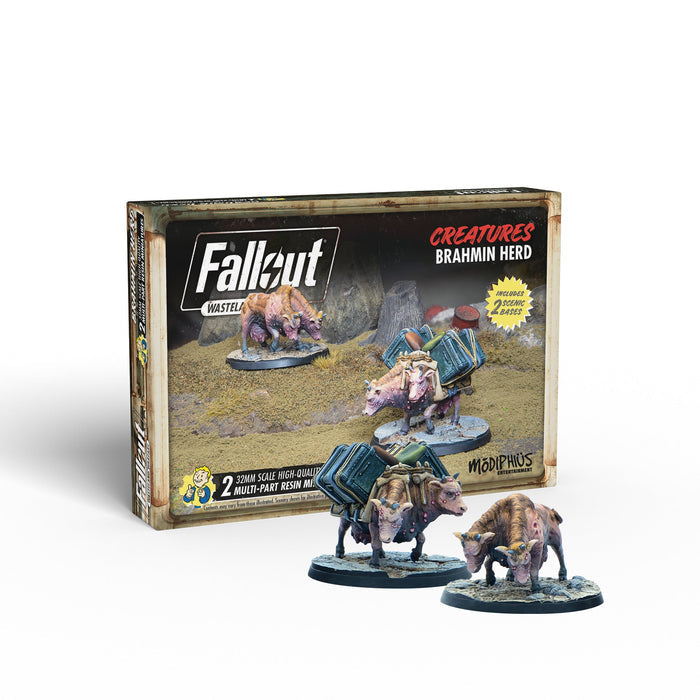 Fallout: Wasteland Warfare Creatures: Brahmin Herd | Grognard Games