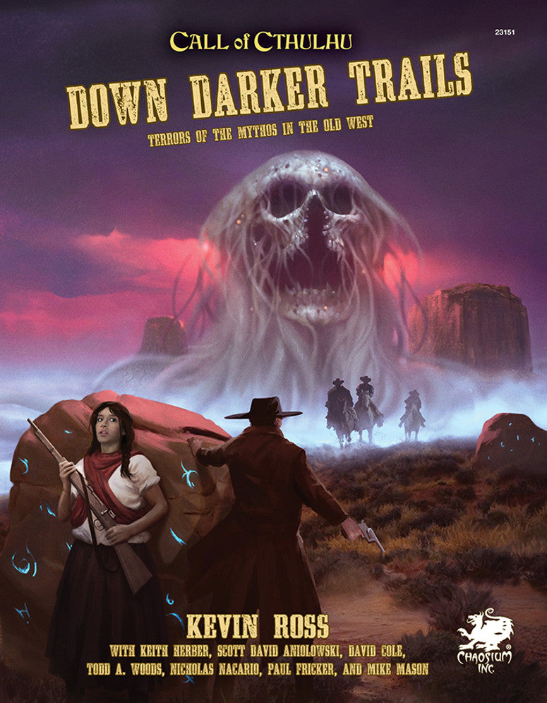 Call of Cthulhu Down Darker Trails - Hardcover | Grognard Games