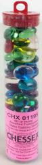 CHX01195 Translucent Assorted Colors Glass Stones | Grognard Games