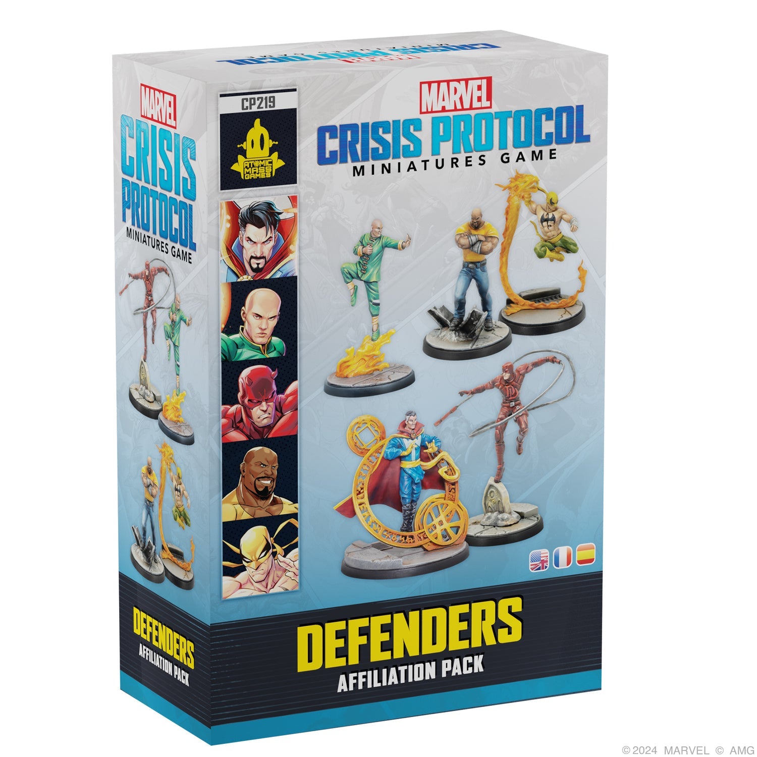 CP 219 Marvel: Crisis Protocol - Defenders Affiliation Pack | Grognard Games