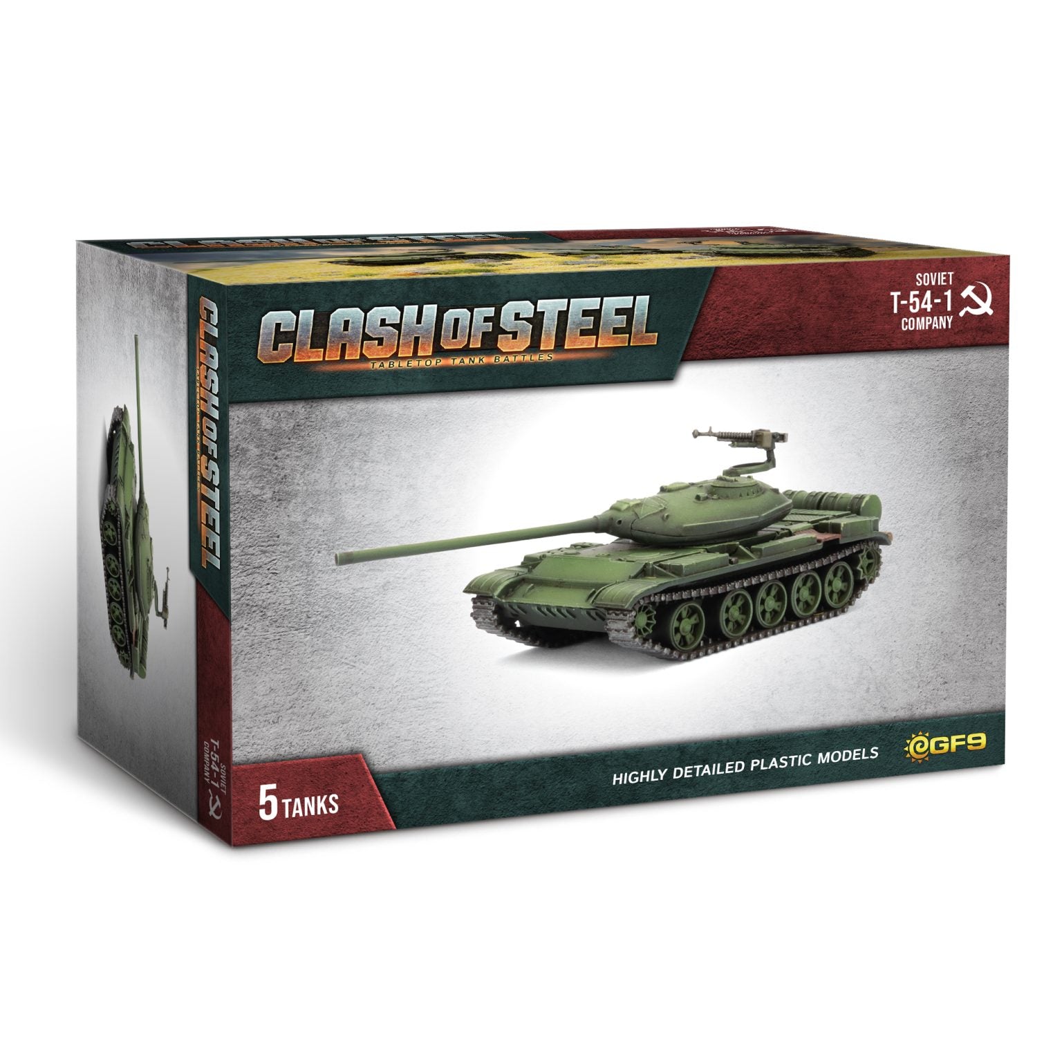 Clash of Steel: Soviet - T-54-1 Company | Grognard Games