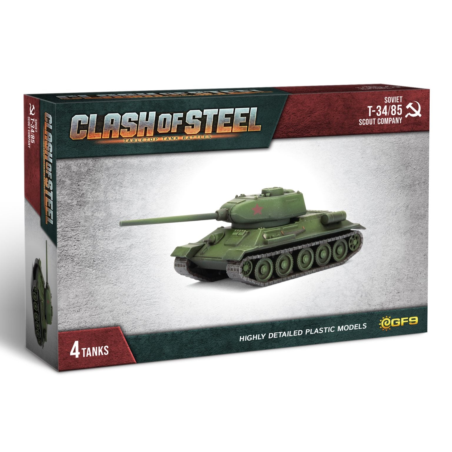 Clash of Steel: Soviet - T-34/85 Scout Company | Grognard Games