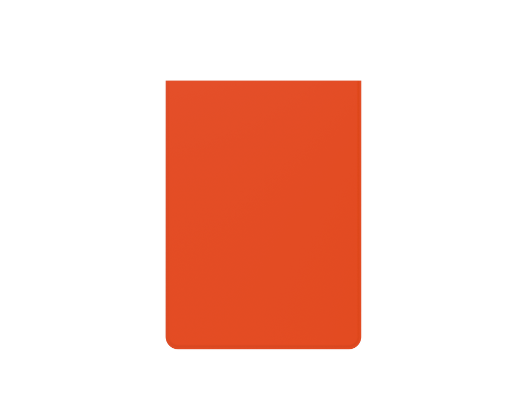 Heavy Play: Curved Sleeves: Monk Orange Standard (100ct) | Grognard Games