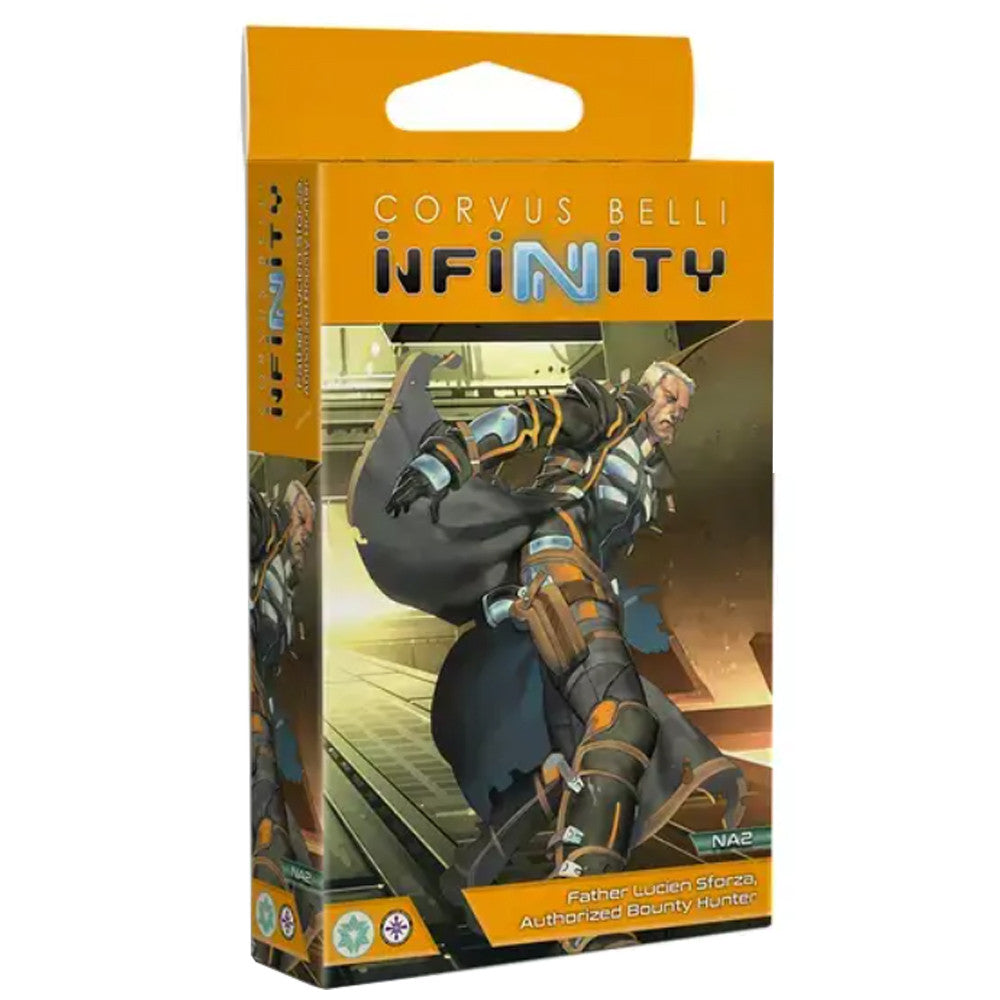 Infinity: NA2 - Father Lucien Sforza, Authorized Bounty Hunter | Grognard Games