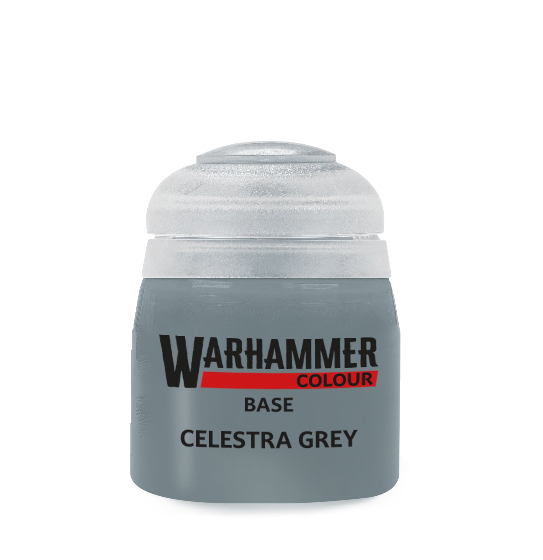 Warhammer Colour Base Celestra Grey | Grognard Games