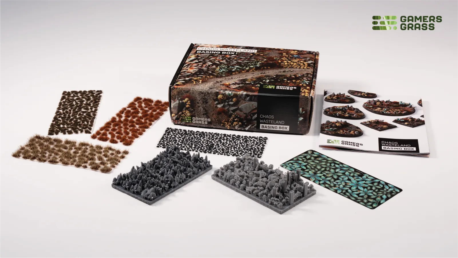 Gamers Grass: Chaos Wasteland Basing Box | Grognard Games