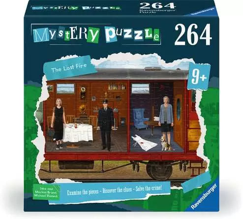 Puzzle x Crime: The Lost Fire (364 pieces) | Grognard Games