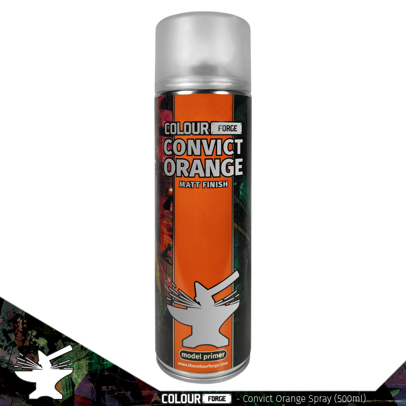 Colour Forge Spray: Convicy Orange (500ml) | Grognard Games