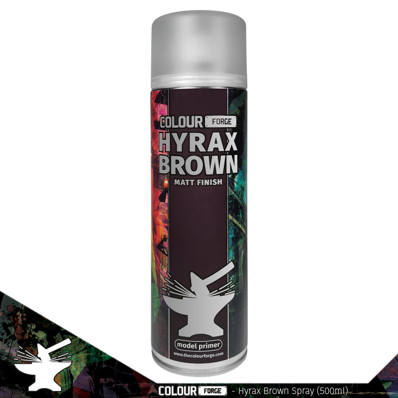 Colour Forge Spray: Hyrax Brown (500ml) | Grognard Games