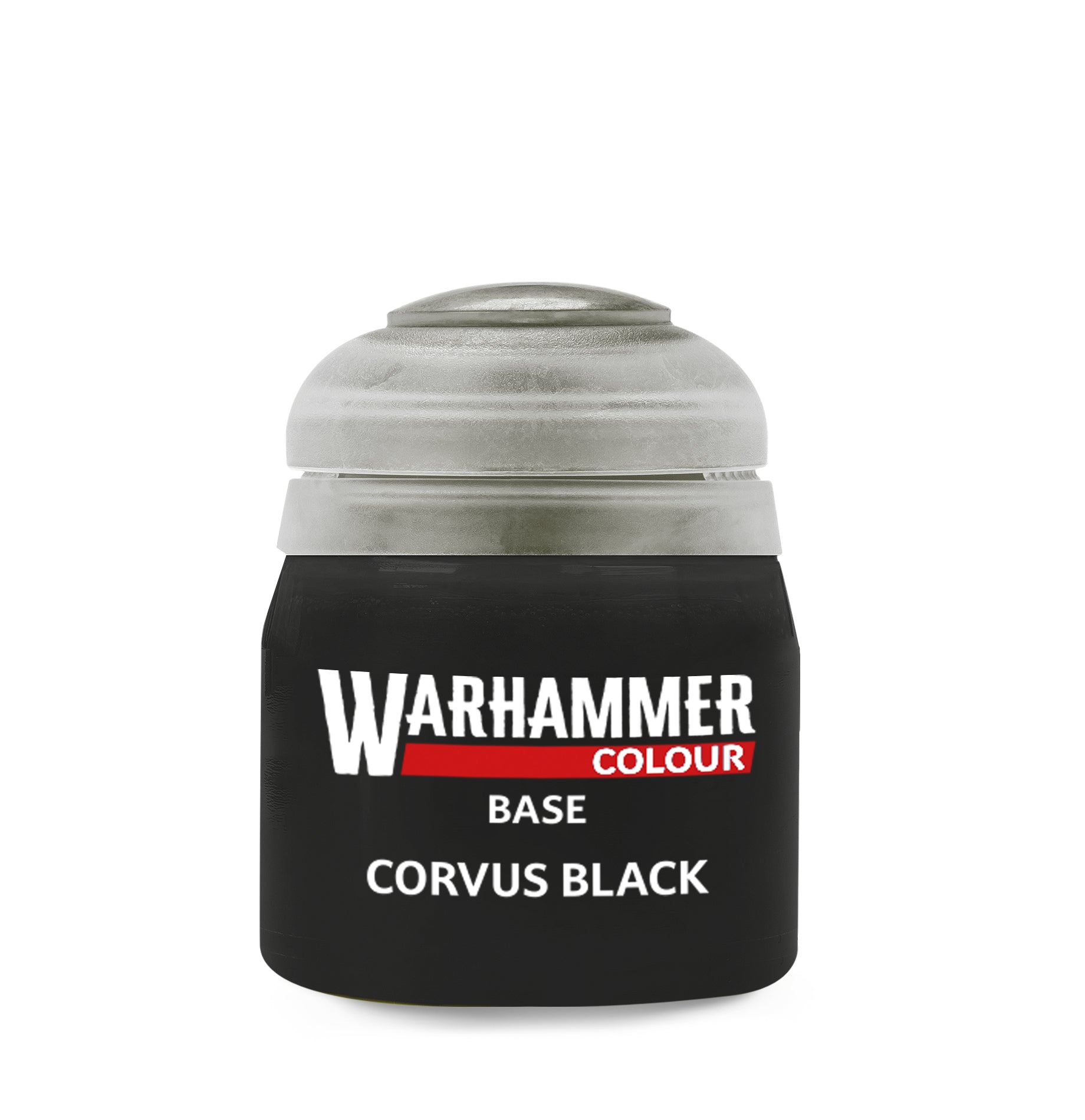 Warhammer Colour Base Corvus Black | Grognard Games