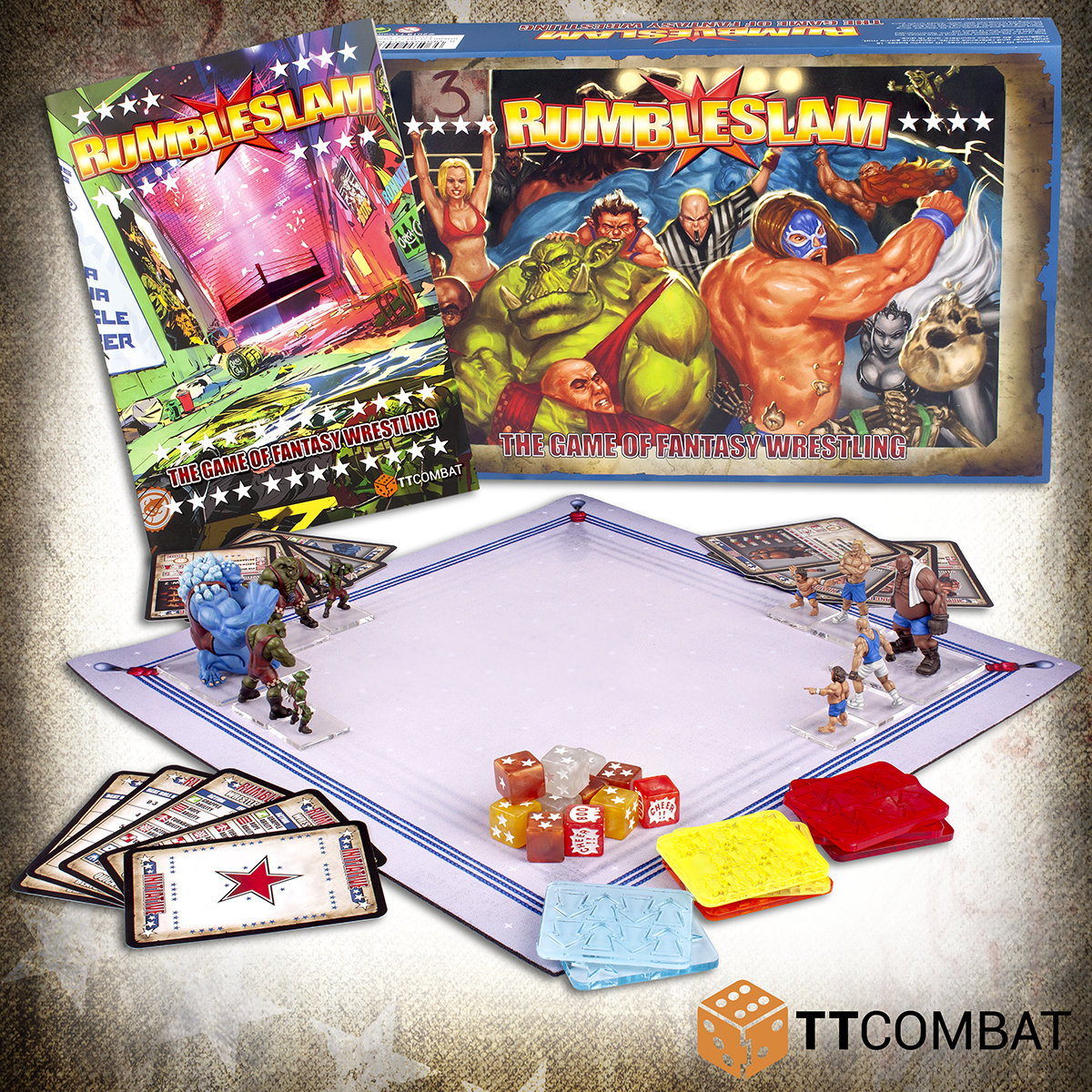 RUMBLESLAM 2 PLAYER STARTER BOX | Grognard Games