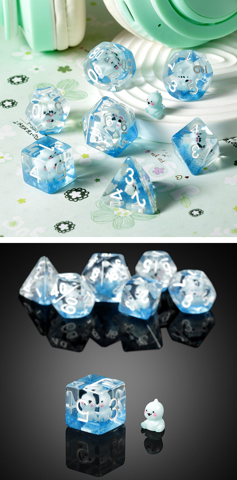 Resin Dice Set (7pcs) [Dragon] | Grognard Games