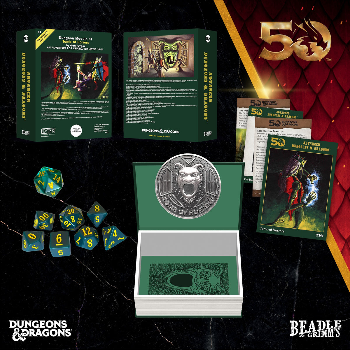 D&D Classic Module Dice Set | Grognard Games