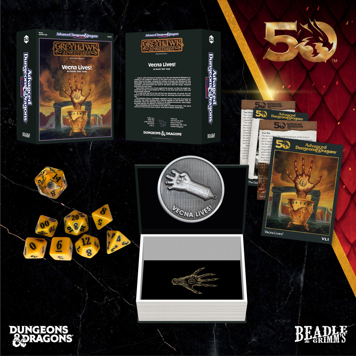 D&D Classic Module Dice Set | Grognard Games