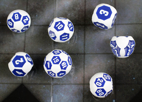 Forged Gaming Droid Support 7-Piece Metal Dice Set | Grognard Games