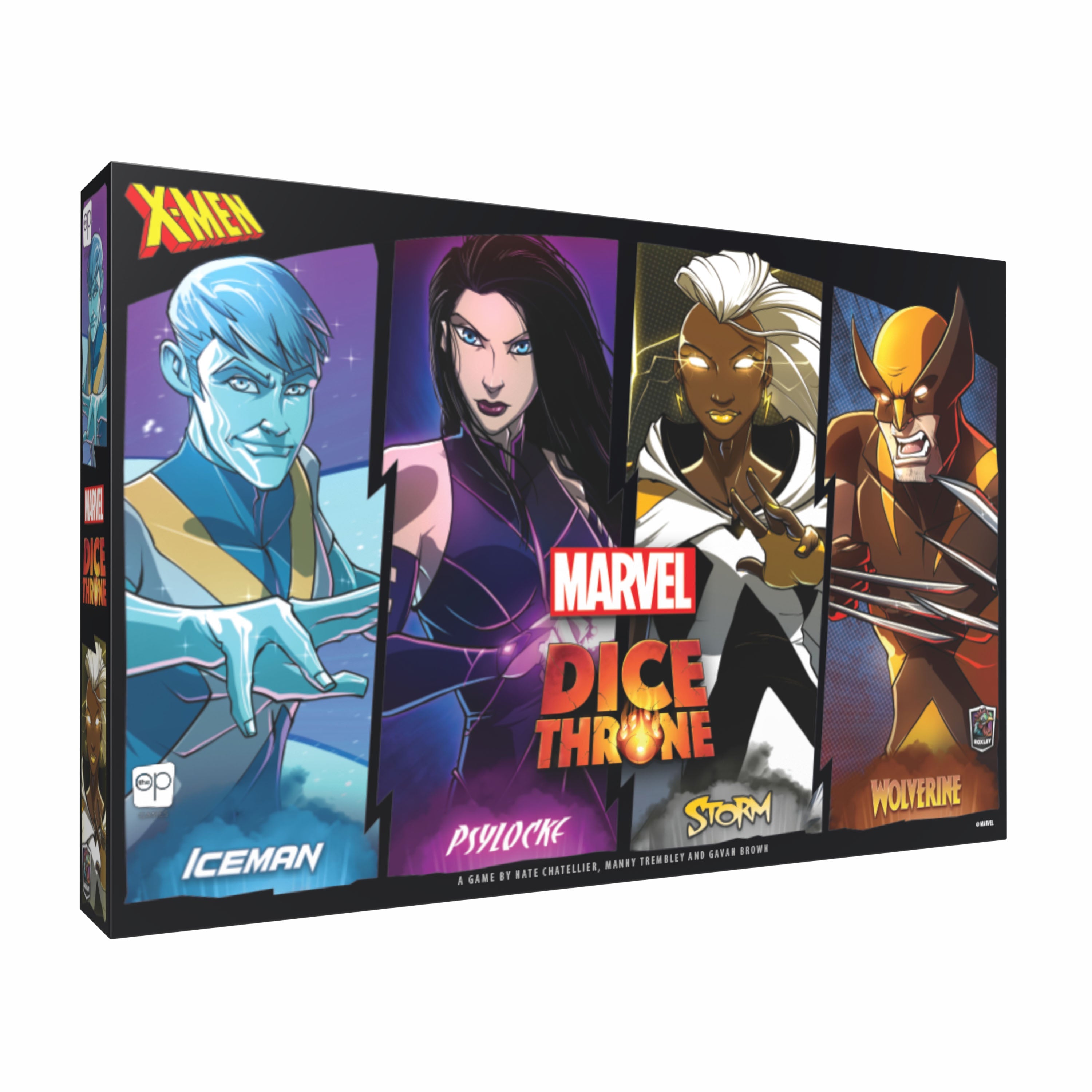 Marvel X-Men Dice Throne Box 2 (Iceman, Psylocke, Storm, Wolverine) | Grognard Games