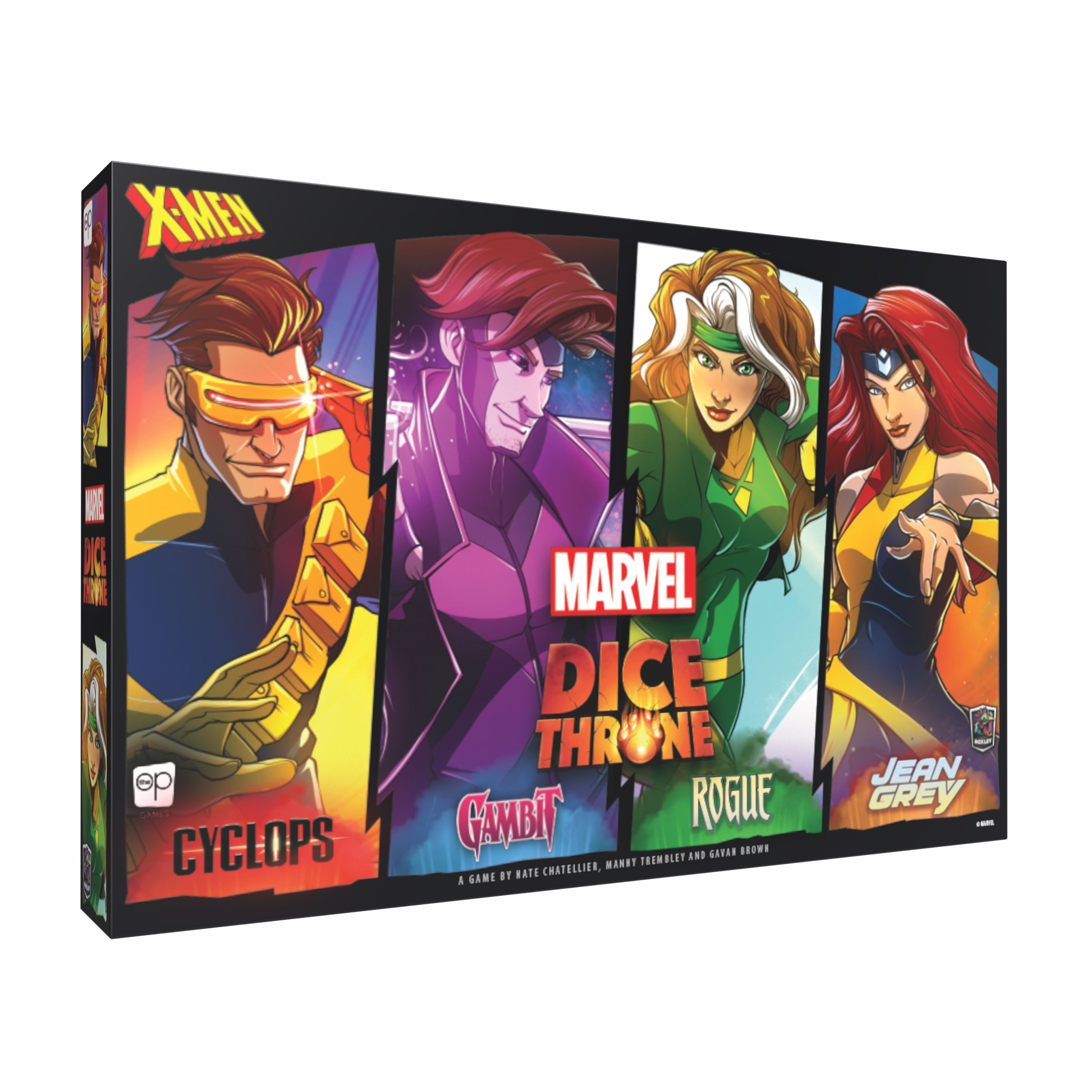 Marvel X-Men Dice Throne Box 2 (Cyclops, Gambit, Rogue, Jean Grey) | Grognard Games