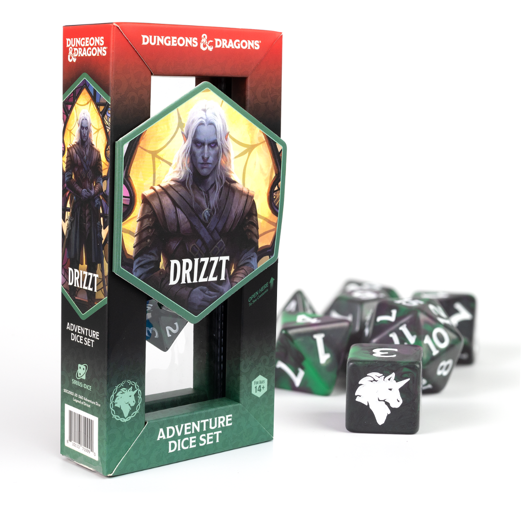 Dungeons & Dragons Adventure Dice : Legend of Drizzt | Grognard Games