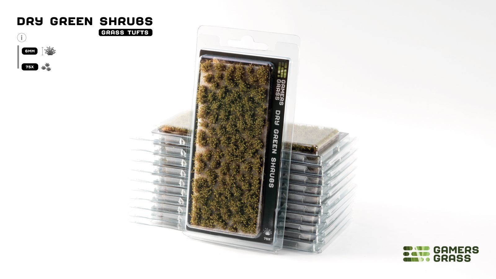 Gamers Grass Dry Green shrubs | Grognard Games