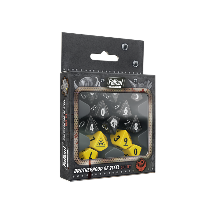Fallout Factions: Brotherhood of Steel Dice Set | Grognard Games
