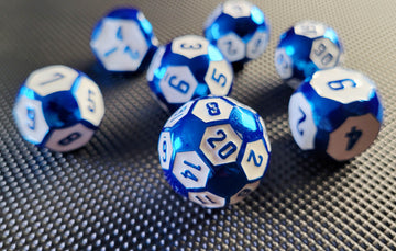 Android Core 7-Piece Metal Dice Set | Grognard Games