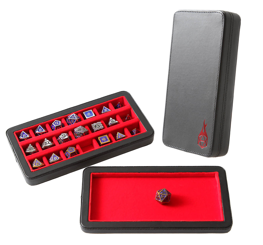 The Reliquary: Standard Premium Dice Case Red | Grognard Games