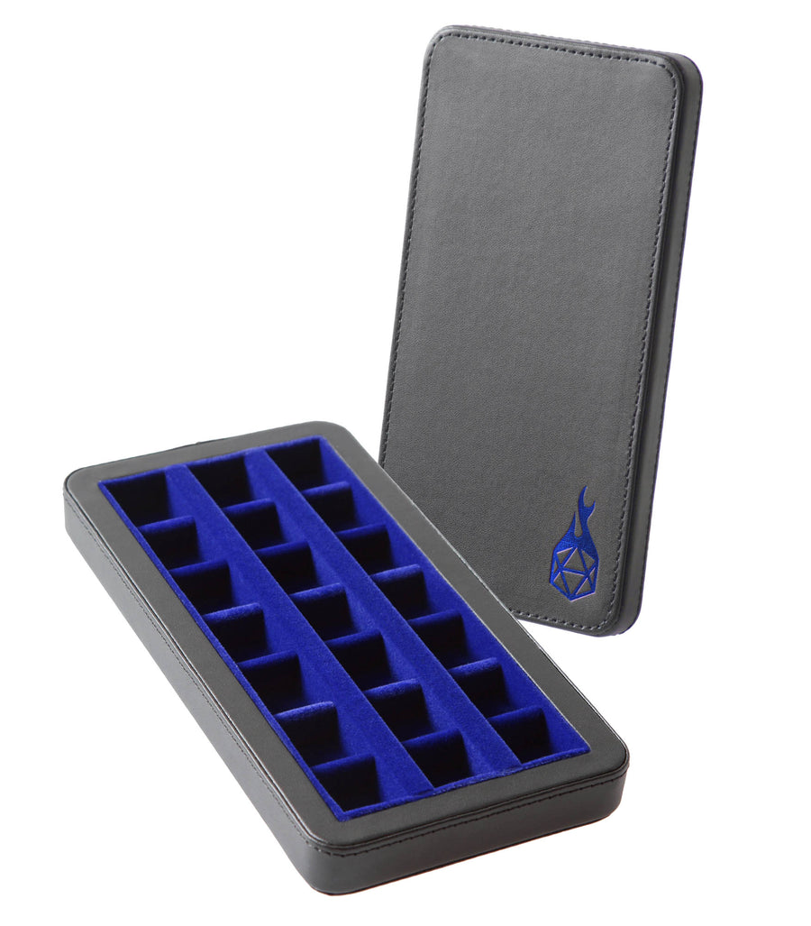 The Reliquary: Standard Premium Dice Case Blue | Grognard Games