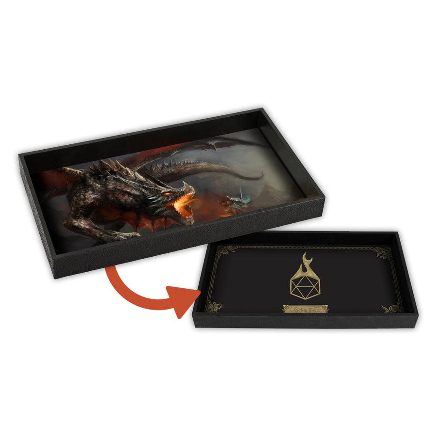 Dragon Knight Reversible Dice Tray | Grognard Games