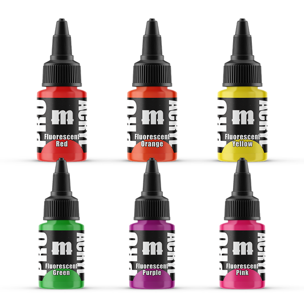Monument Hobbies Pro Acryl Fluorescent Set | Grognard Games