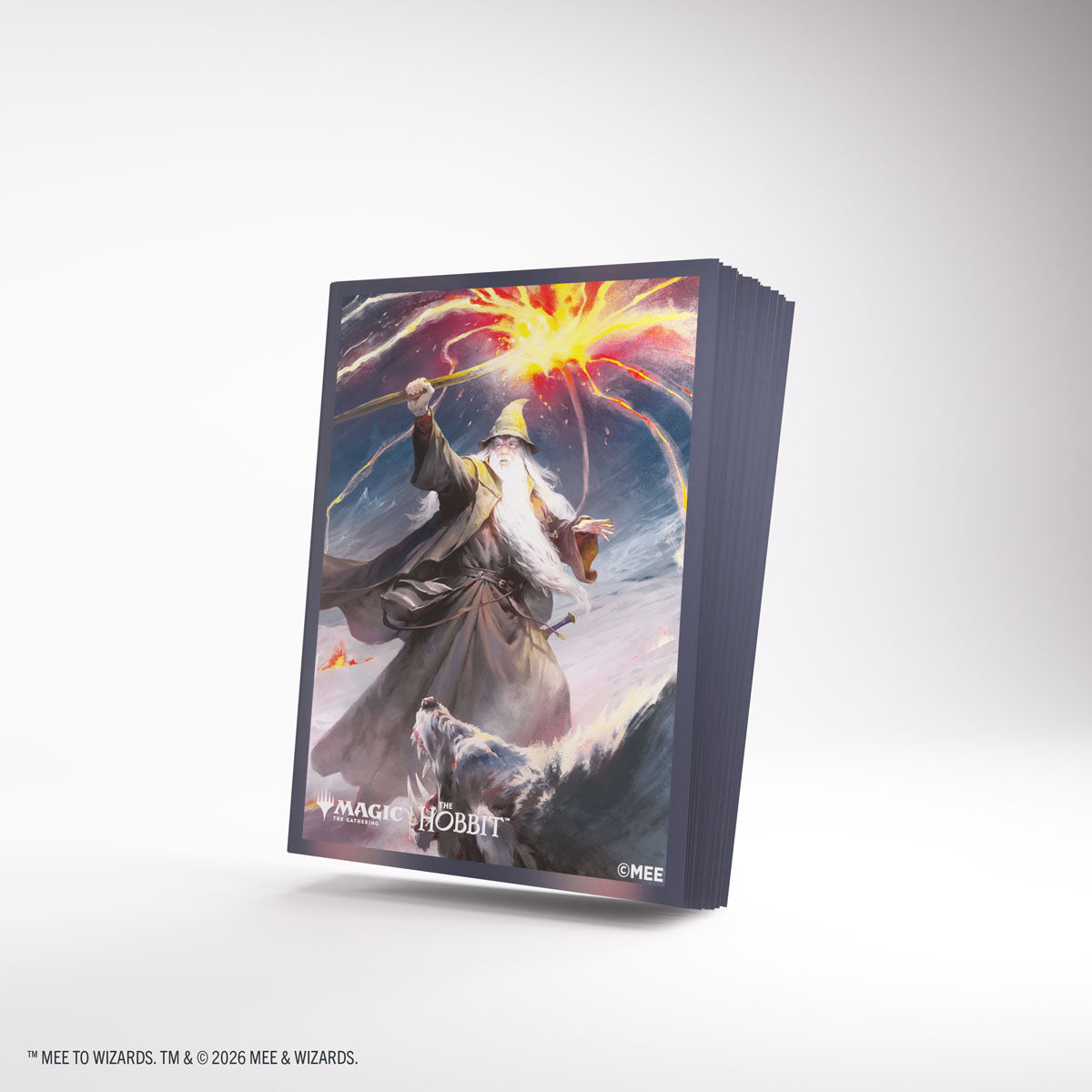 Card Sleeves: MTG Premium Art Sleeves -The Hobbit - Gandalf, Shadow's Foe | Grognard Games