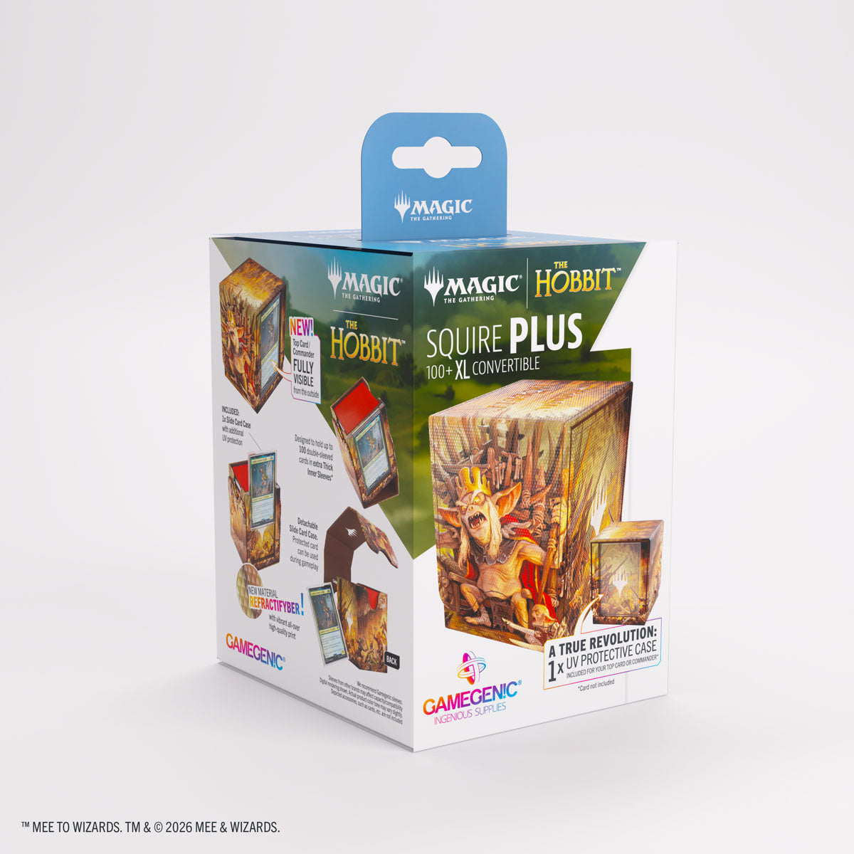 Deckbox: Magic: The Gathering SQUIRE PLUS 100+ XL CONVERTIBLE - Battle of Goblin-town | Grognard Games