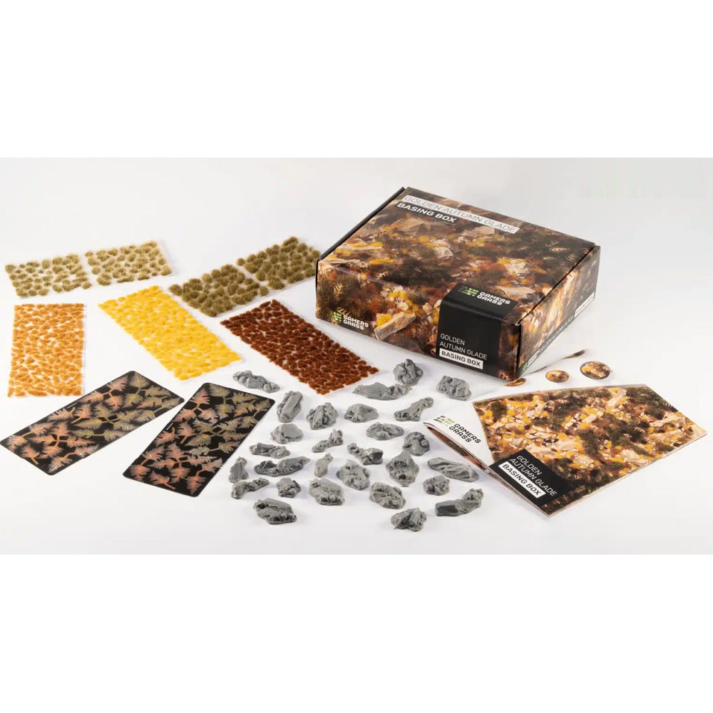 Gamers Grass: Golden Autumn Glade Basing Box | Grognard Games