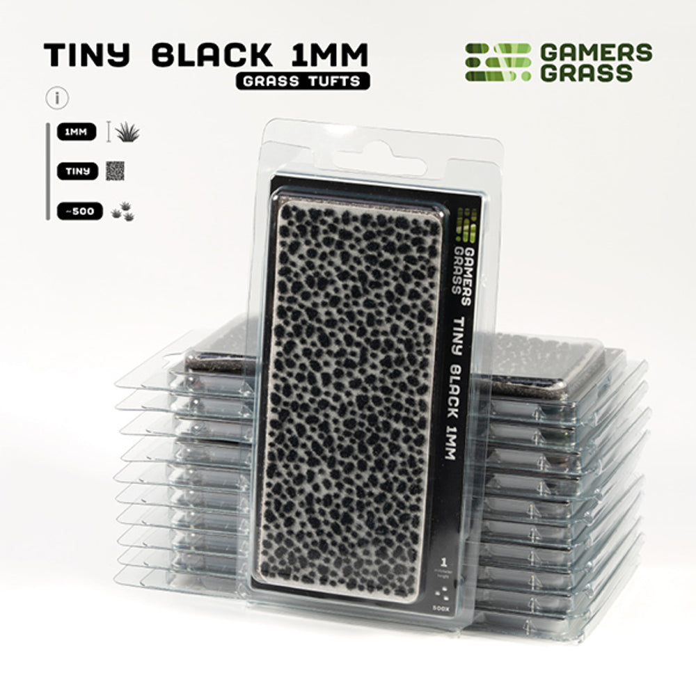 Gamers Grass: Tiny Black 1mm | Grognard Games