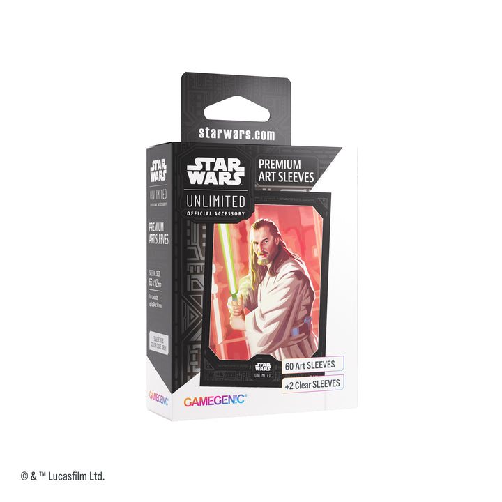 Star Wars: Unlimited Premium Art Sleeve - Qui-Gon Jinn | Grognard Games