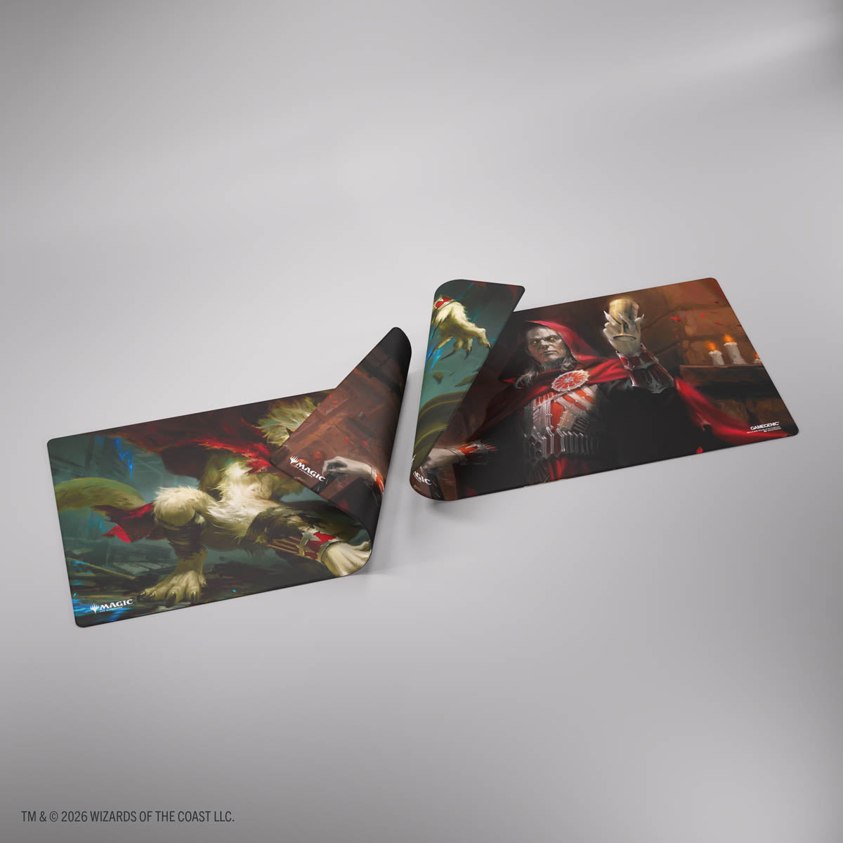 Gamegenic Double-Sided Playmat: Magic: The Gathering - Reality Fracture - Edgar, Ancient Bloodlord/ Edgar, Moonlit Sovereign | Grognard Games