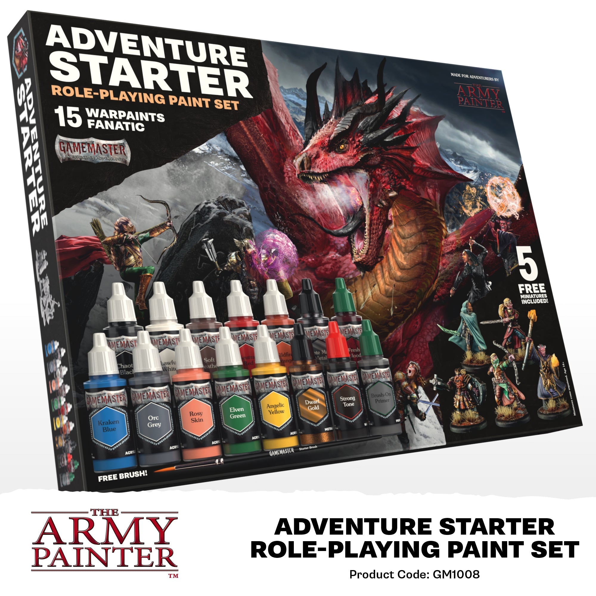 The Army Painter Gamemaster: Adventure Starter Role-Playing Paint Set | Grognard Games