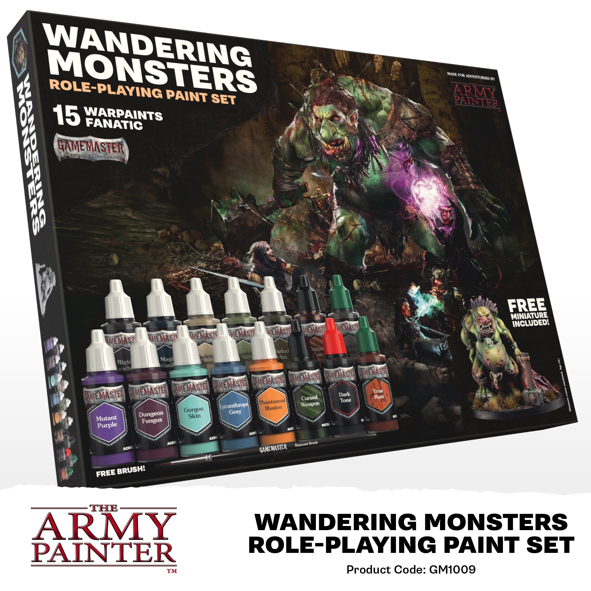 The Army Painter Gamemaster: Wandering Monsters Starter Role-Playing Paint Set | Grognard Games