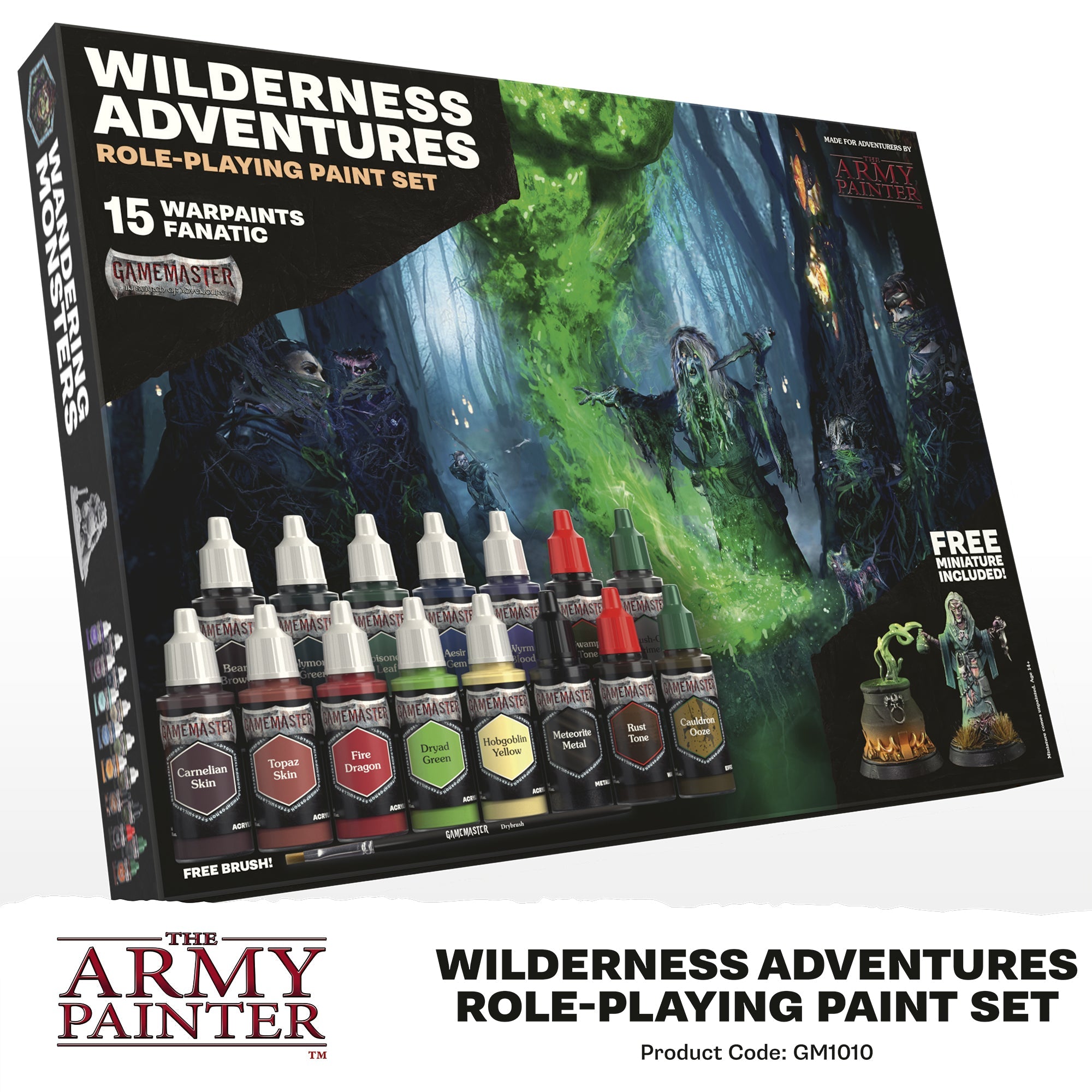The Army Painter Gamemaster: Wilderness Adventures Role-Playing Paint Set | Grognard Games