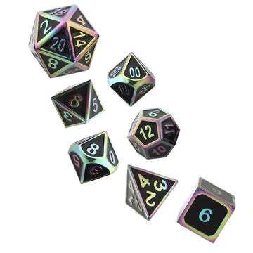 Guardian Spectrum Set of 10 Metal Dice | Grognard Games