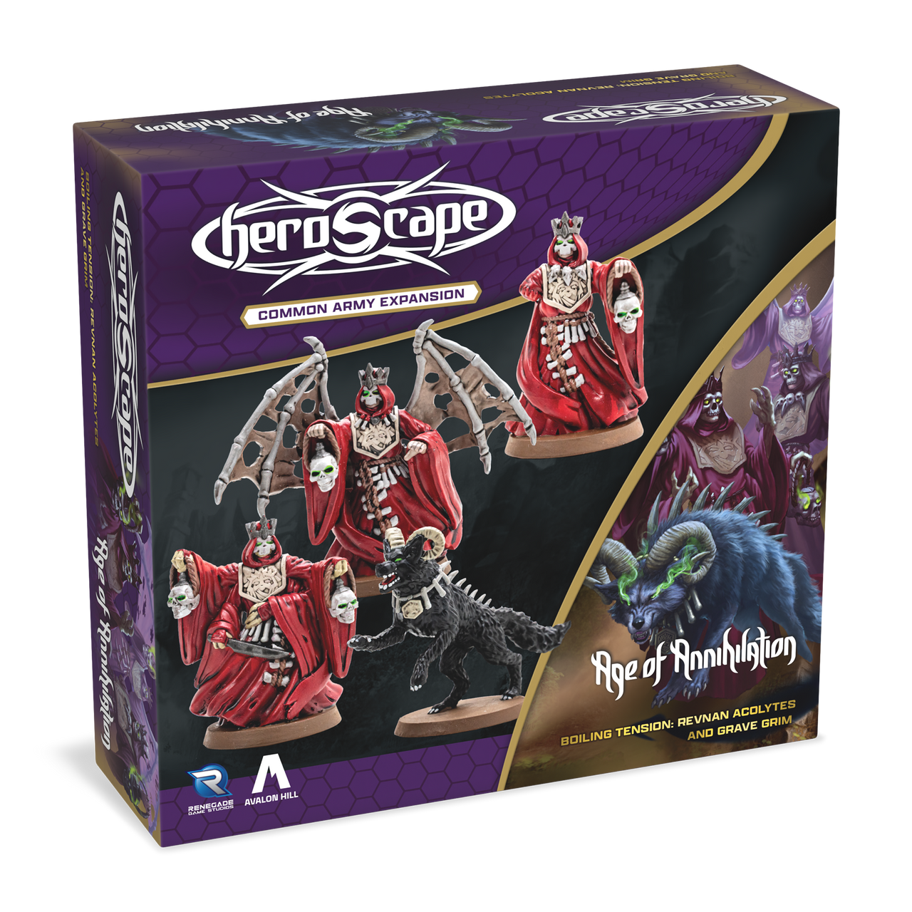 Heroscape: Age of Annihilation- Revnan Acolytes & Grave Grim Common Army Expansion | Grognard Games